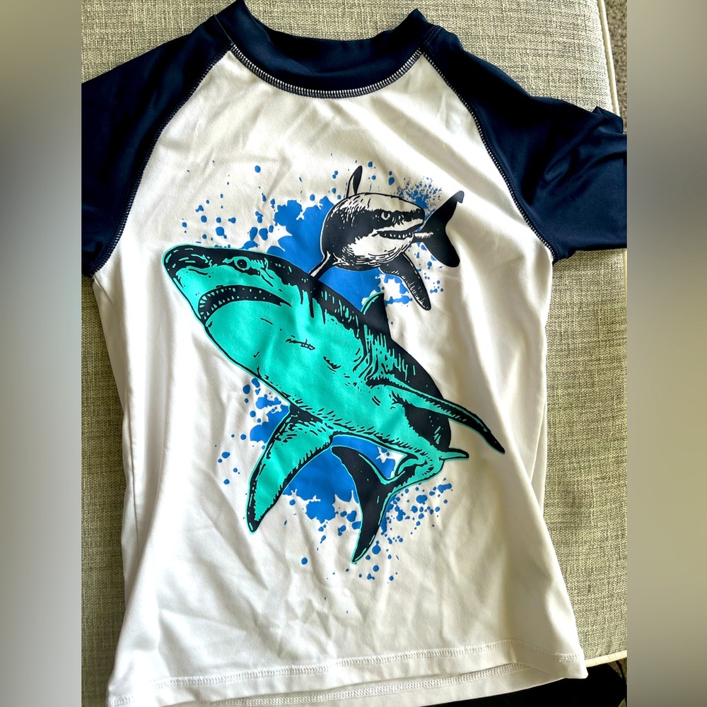 Boys Swim Sun Rash Guard Shirt